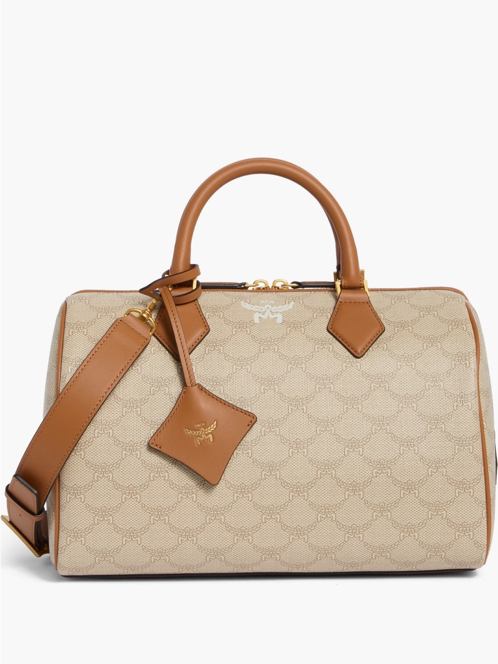 MCM Ella Medium Boston Bag